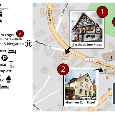 Risa Hotels - Landgasthaus Zum Kreuz Ґаґґенау Екстер'єр фото