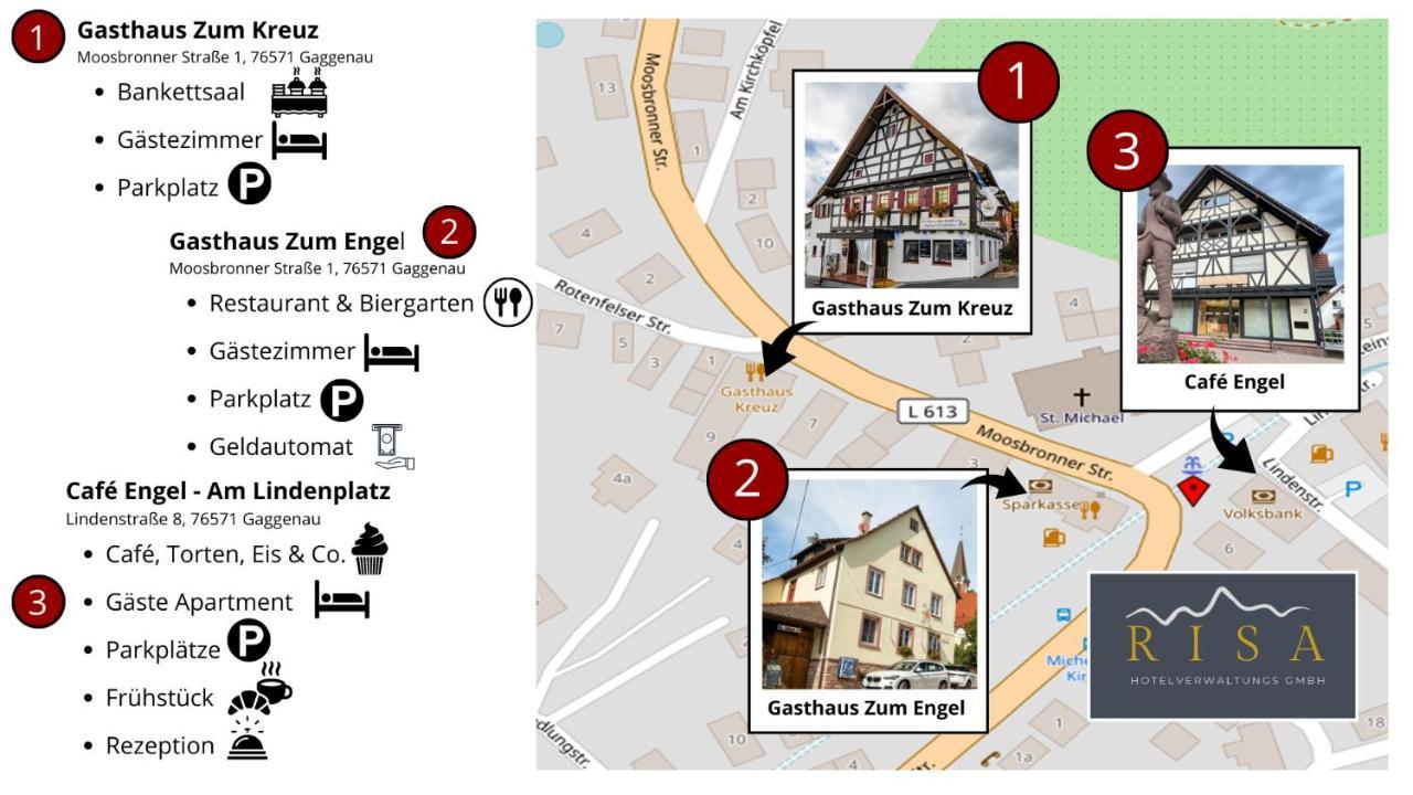 Risa Hotels - Landgasthaus Zum Kreuz Ґаґґенау Екстер'єр фото